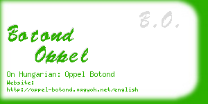 botond oppel business card